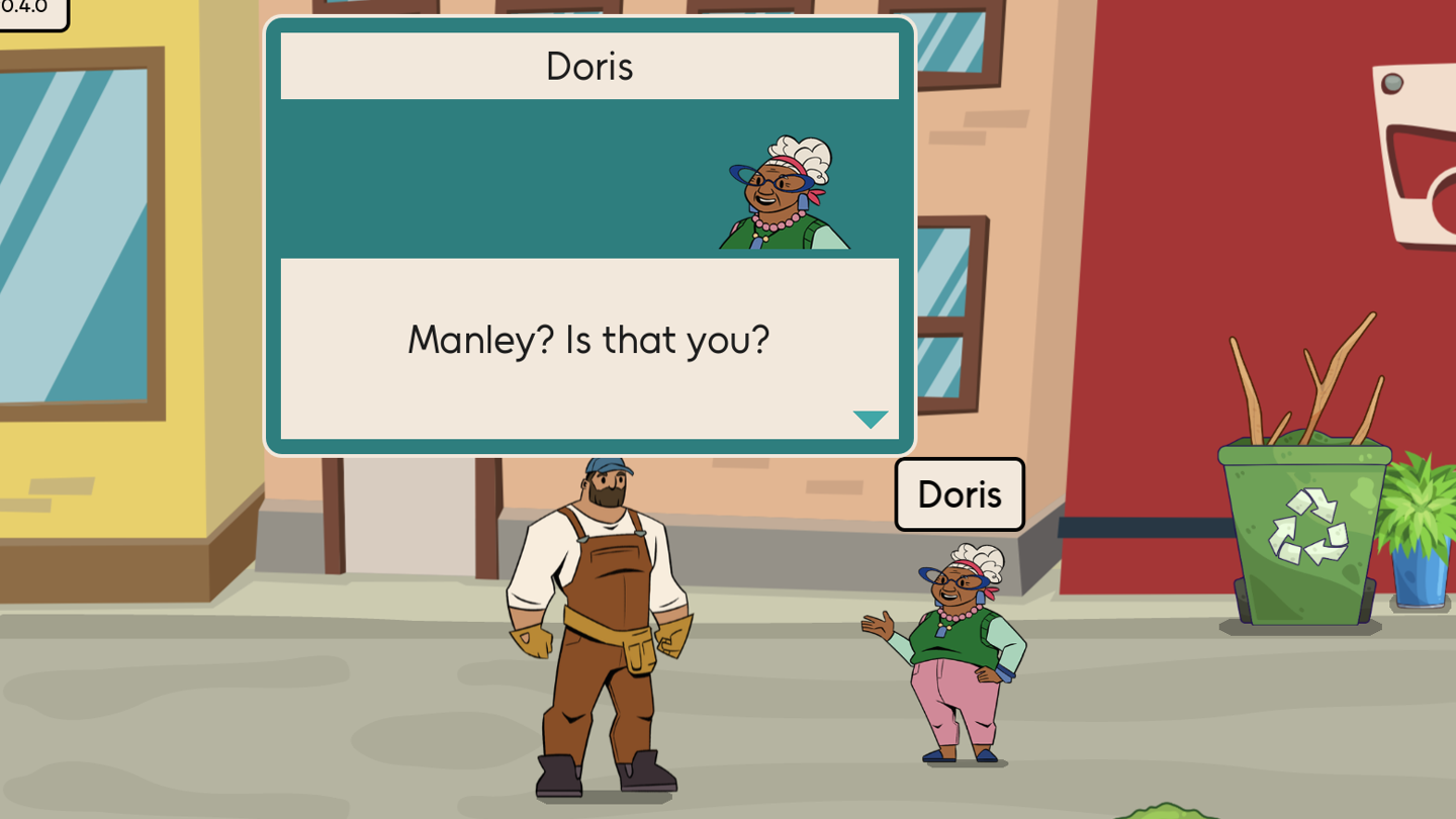 Meeting Doris for the first time