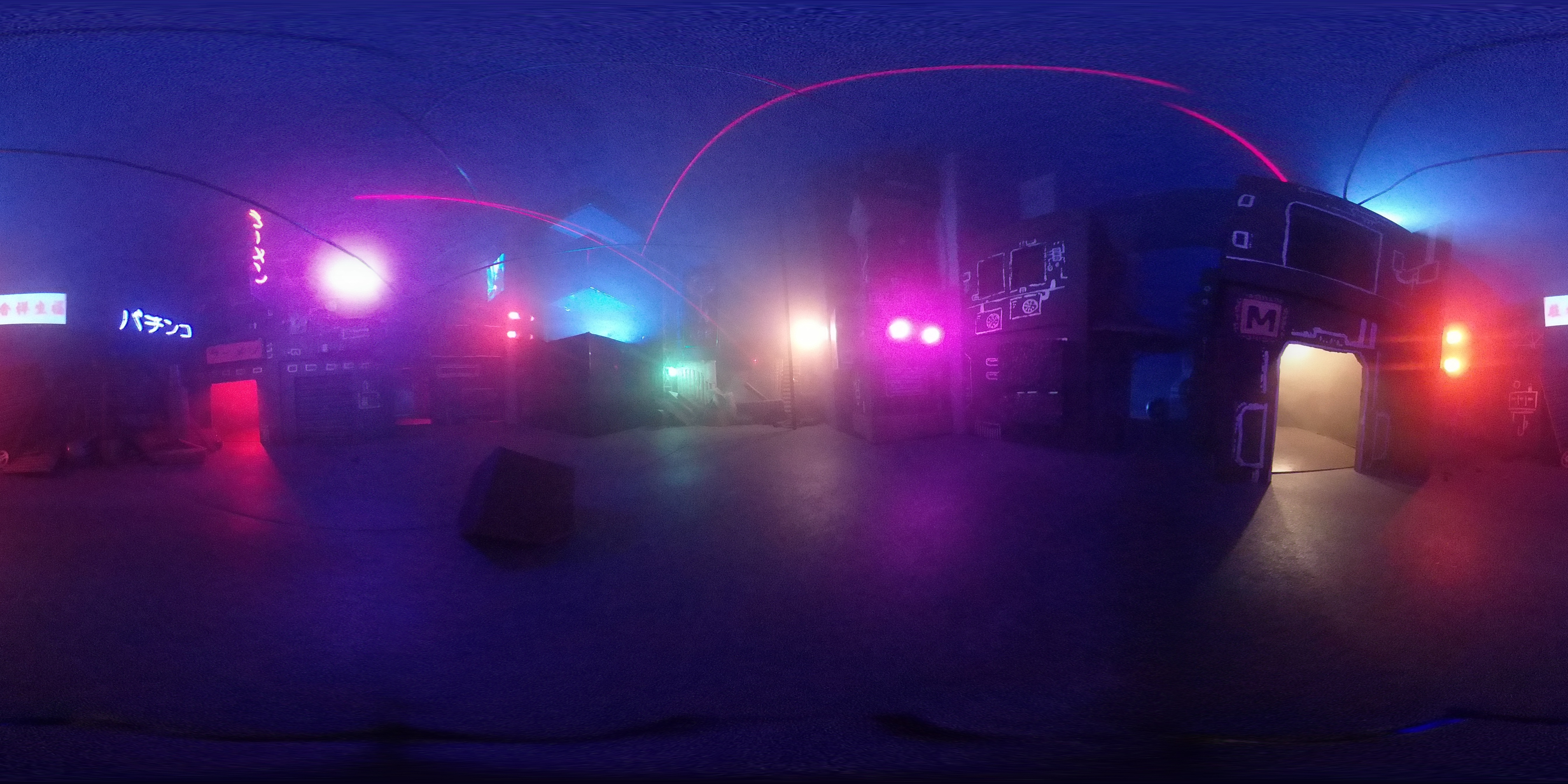 Cyberpunk Dystopia Panorama